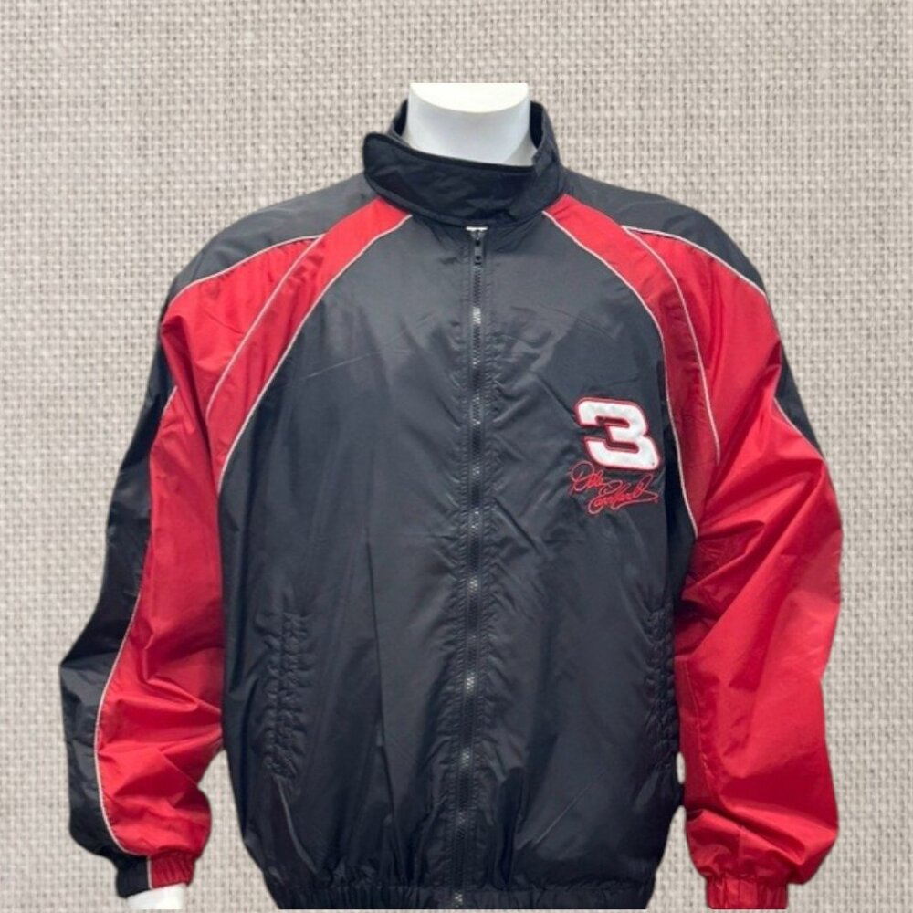 NWOT Vintage 90s Winner’s Circle Dale Earnhardt 3 Embroidered Windbreaker Jacket - Picture 3 of 12